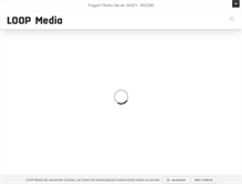 Tablet Screenshot of loop-media.de